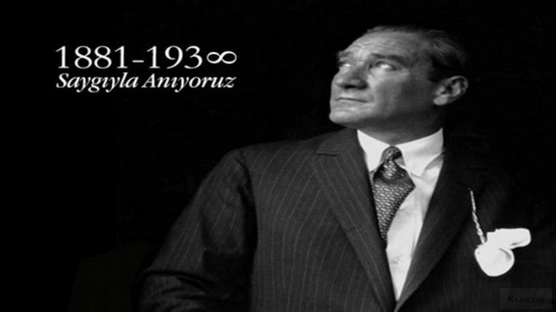 Cumhuriyetimizin kurucusu büyük Önder Atatürk, ebediyete intikalinin 80.yıldönümünde Büyükelçiliğimizde düzenlenen bir törenle anıldı